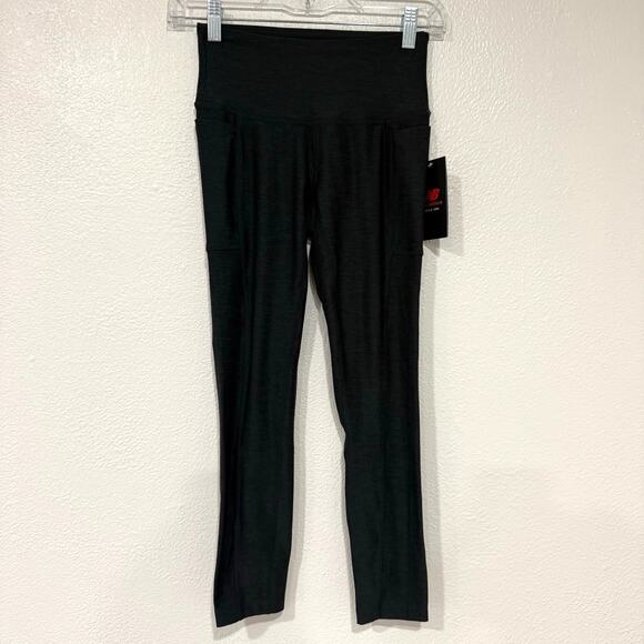 New Balance Pants - NWT New Balance High Rise Spacedye Pocket Crop Leggings Grey Size XS